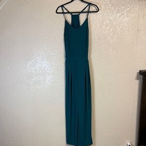 HALARA Teal Green Wide-Leg Jumpsuit